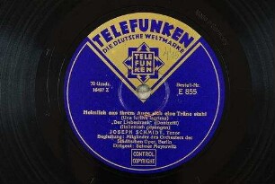 Heimlich aus ihrem Auge sich eine Träne stahl (Una furtiva lagrima) : "Der Liebestrank" / (Donizetti)