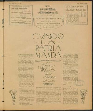 1929013590: Cuando la patria manda