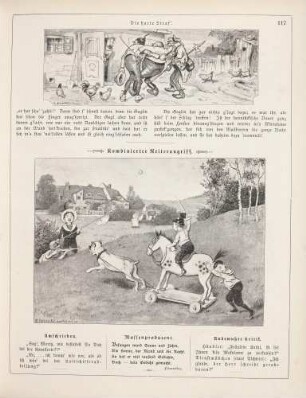 "Die harte Straf' " "Kombinierter Reiterangriff"