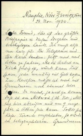 P. Wolters an G. Karo
