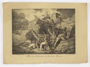 Prise d’un Redoute par des Grenadiers Français