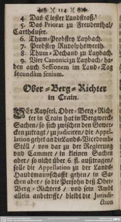 Ober-Berg-Richter in Crain