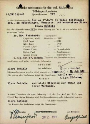 Schiele, Klara
