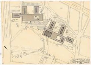 Physikalische Institute der Universität Köln: Lageplan, 1:500