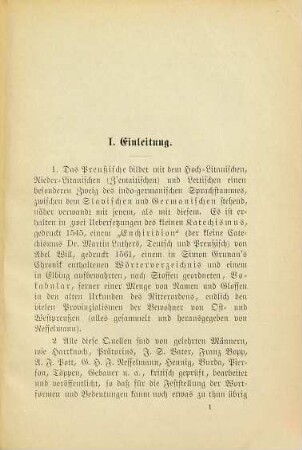 Grammatik der altpreussischen Sprache