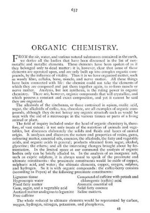 Organic Chemistry.