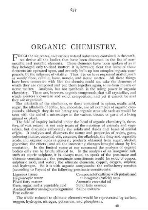 Organic Chemistry.
