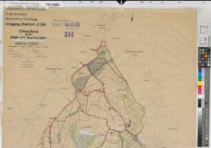 Kirchlinde (Dortmund), Umlegung Dreisborn, Wege- und Gewässerplan