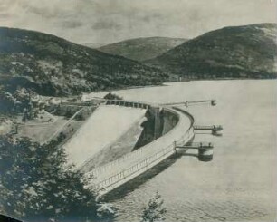 Urfttalsperre bei Gemünd (Eifel), Deutschland, 1900