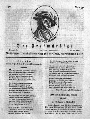 Nro. 99, Sonnabend, den 18. May 1811