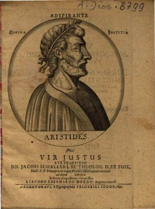 Aristides sive Vir Justus