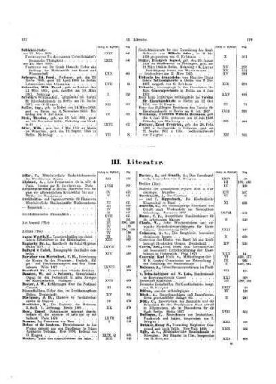 III. Literatur