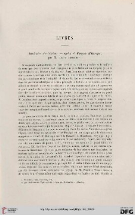 Itinéraire de l’Orient. - Grèce et Turquie d’Europe, par M. Émile Isambert