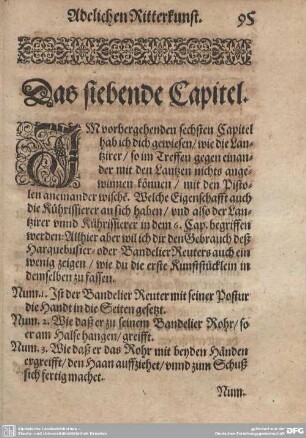 Das siebende Capitel.