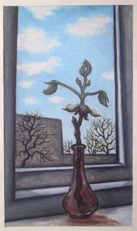 Kastanienzweig vor Himmel