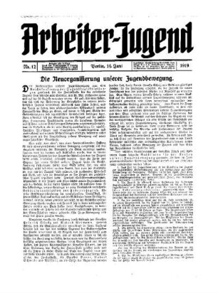 Die Neuorganisierung unserer Jugendbewegung