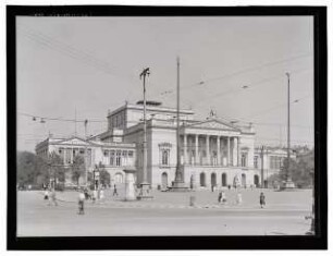 Neues Theater, Leipzig: Ansicht von Süden (Negativ zu Inv. Nr. TBS 186,14)