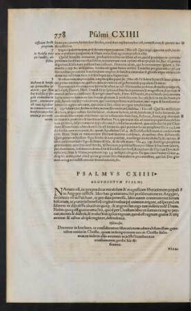 Psalmus CXIIII.