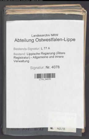Gemeinheitsteilungen im Amt Sternberg