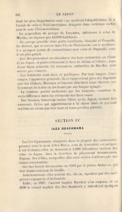 Section IV. Iles Ogasawara (Bonin)