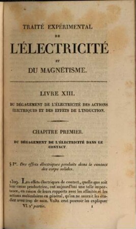 Traité expérimental de l'électricité et du magnétisme et de leurs rapports : avec les phénomènes naturels. 5,2