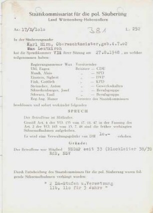 Hirn, Karl