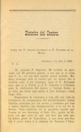 Distrito del Centro