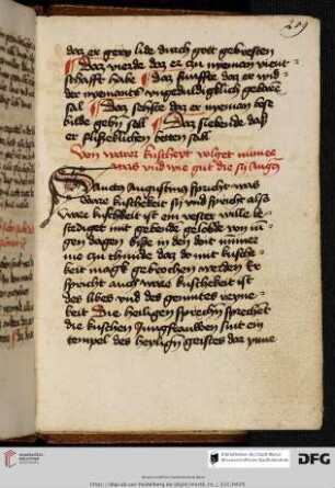 Von wahrer Keuschheit, nach Augustinus