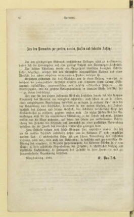 Aus den Vorworten zur zweiten, vierten, fünften und siebenten Auflage
