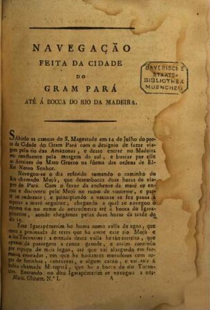 Collecção de noticias para a historia e geografia das nações ultramarinas que vivem nos dominios portuguezes, ou lhes são visinhas, 4