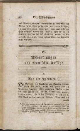 IV. Abhandlungen und vermischte Aufsätze.