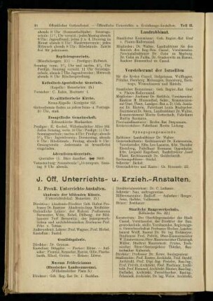 Öff. Unterrichts- u. Erzieh.-Anstalten