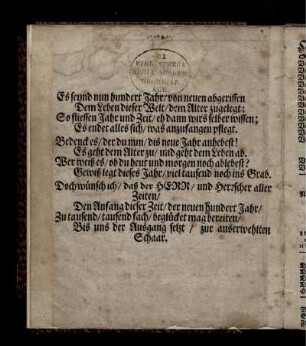 Gedicht und anderes