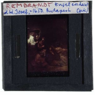 Rembrandt, Josephs Traum (Budapest SM 236)