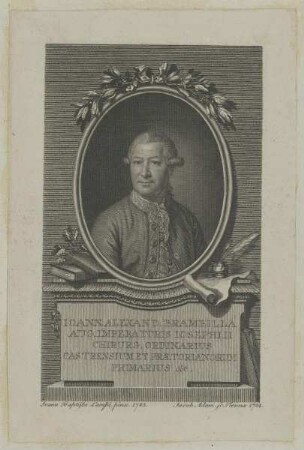 Bildnis des Ioann. Alexand. Brambilla