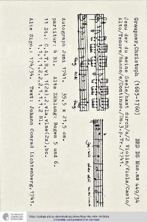 Jesu der du meine Seele hast