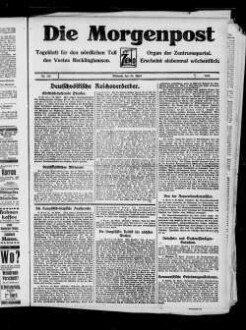 Die Morgenpost. 1924-