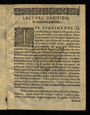 3-4, Lectori candido & veritatis amanti