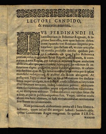 3-4, Lectori candido & veritatis amanti