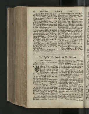 Die Epistel S. Pauli an die Galater.