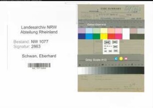 Entnazifizierung Eberhard Schwan , geb. 00.00.0000 (Polizist)
