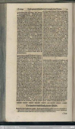 Die Predigten über den hundert und fünffzehenden Psalm