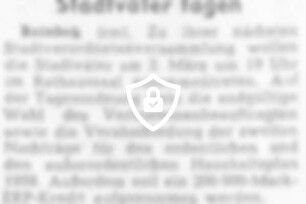 Stadtväter tagen