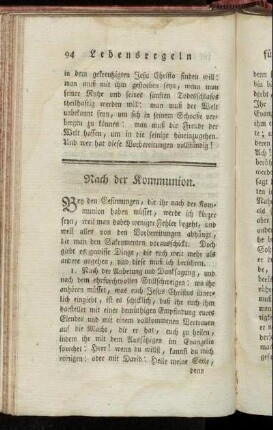 Nach der Kommunion.