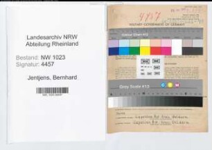Entnazifizierung Bernhard Jentjens , geb. 03.08.1907 (Molkereileiter)