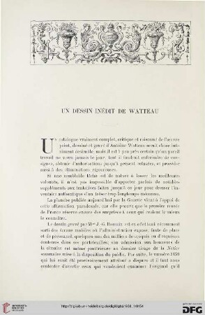 3. Pér. 39.1908: Un dessin inédit de Watteau