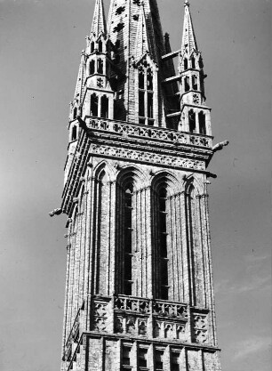 Saint-Pol-de-Léon. Chapelle Notre-Dame-du-Kreisker (1386/1400 und 1436-1472). Turm