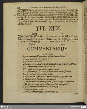Tit. XIIX. Von Eiden, derselben Delation, Relation, und Leistung, auch von dem Eyd für Gefährde