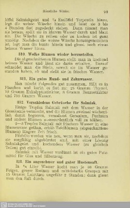 Häusliche Winke