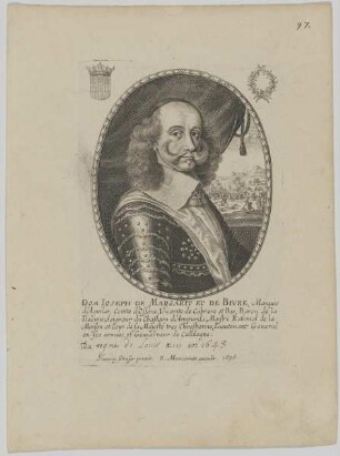 Bildnis des Joseph de Margarit et de Bivre d' Aguilar (1602-1685)